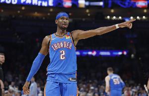 谁能一战？雷霆后5场对手：森林狼/太阳/开拓者/勇士/独行侠