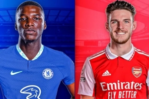 对比本赛季英超关键数据：赖斯创造机会更多、凯塞多抢断拦截更多