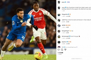 角球助攻！队长詹姆斯社媒晒对位埃泽照：今天有很多值得总结之处