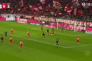 高级货️！迪亚斯倒地送助攻，格雷罗破门，拜仁1-1圣保利