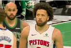 致命？活塞落后1分&手握球权康宁汉姆持球被夹击丢球失误